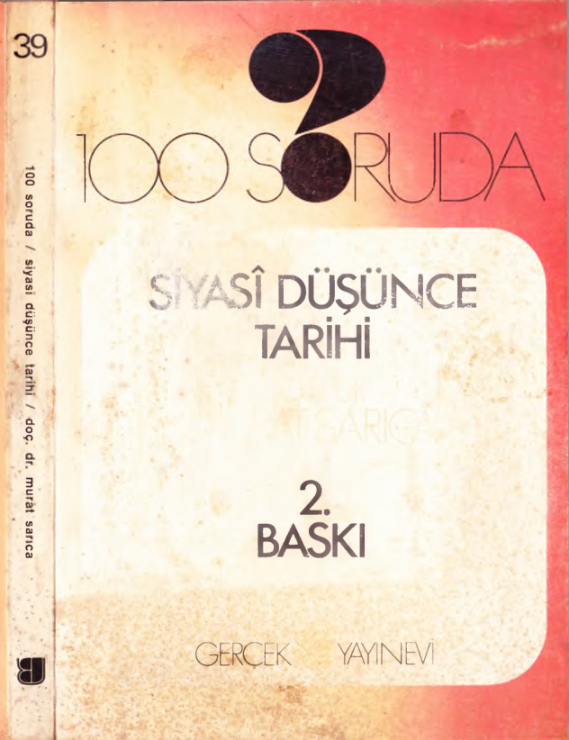 100 Soruda Siyasi Düşünce Tarihi PDF – Murat Sarıca