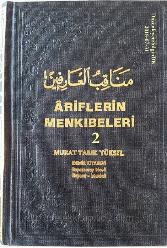 Ariflerin Menkibeleri.2_3 PDF – Murat Tarık Yüksel