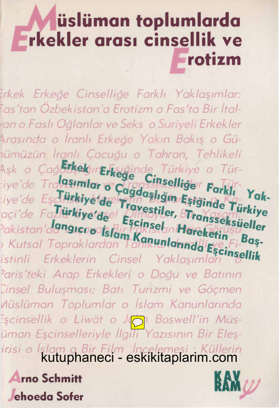 Müslüman toplumlarda erkekler arası cinsellik PDF – Kolektif