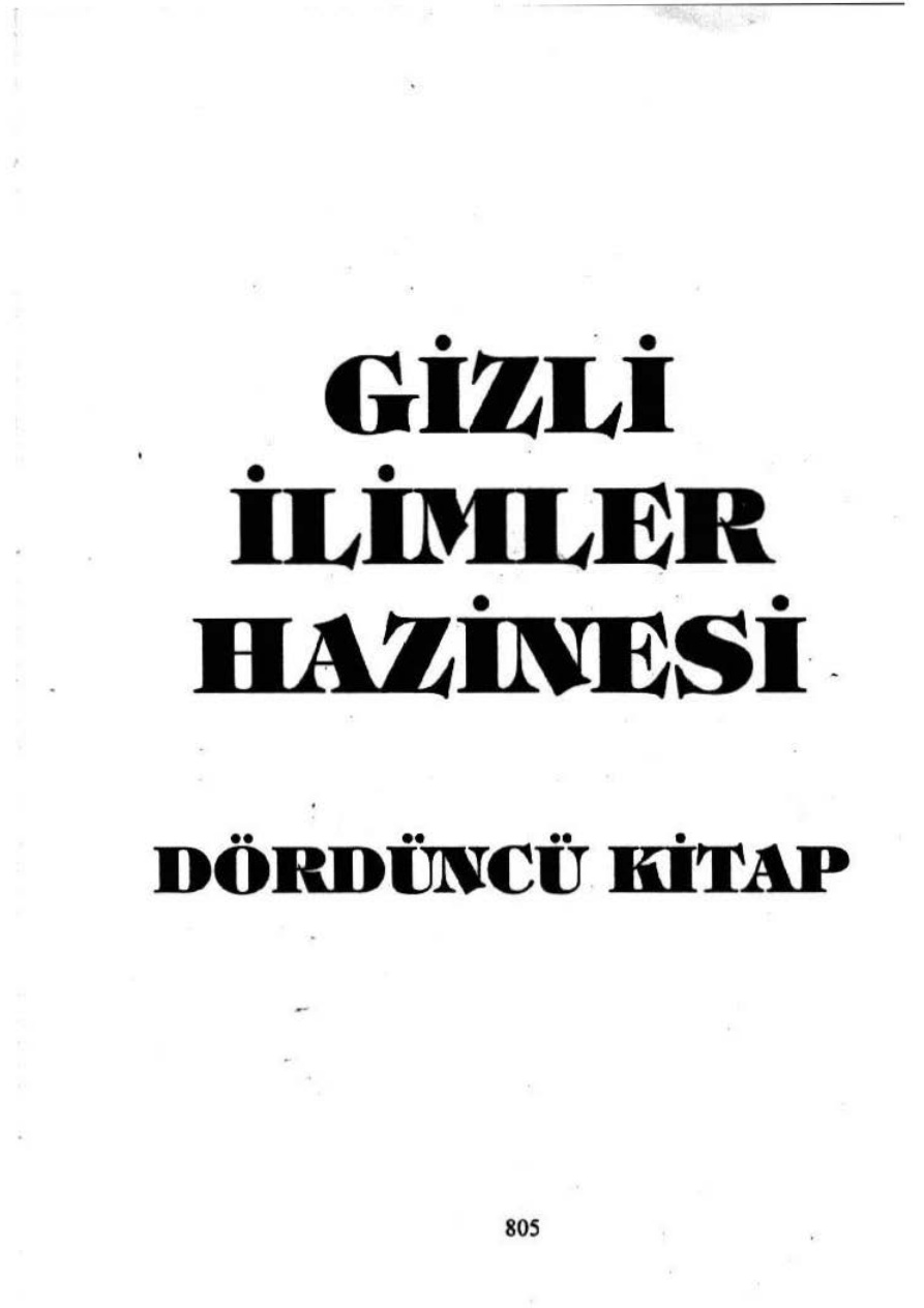 Gizli İlimler Hazinesi 4 PDF – Mustafa İloğlu
