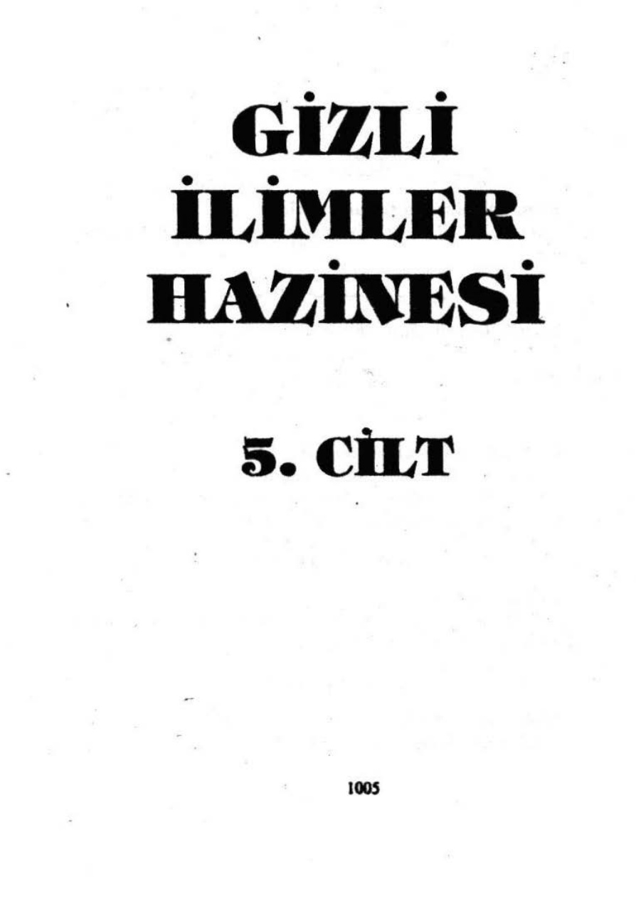 Gizli İlimler Hazinesi 5 (1) PDF – Mustafa İloğlu