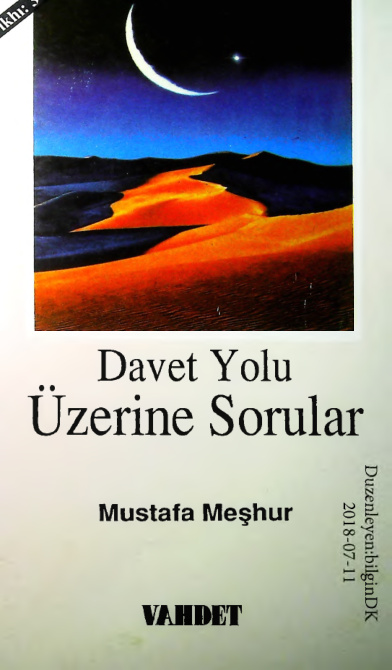 Davet Yolu Uzerine Sorular PDF – Mustafa Meşhur