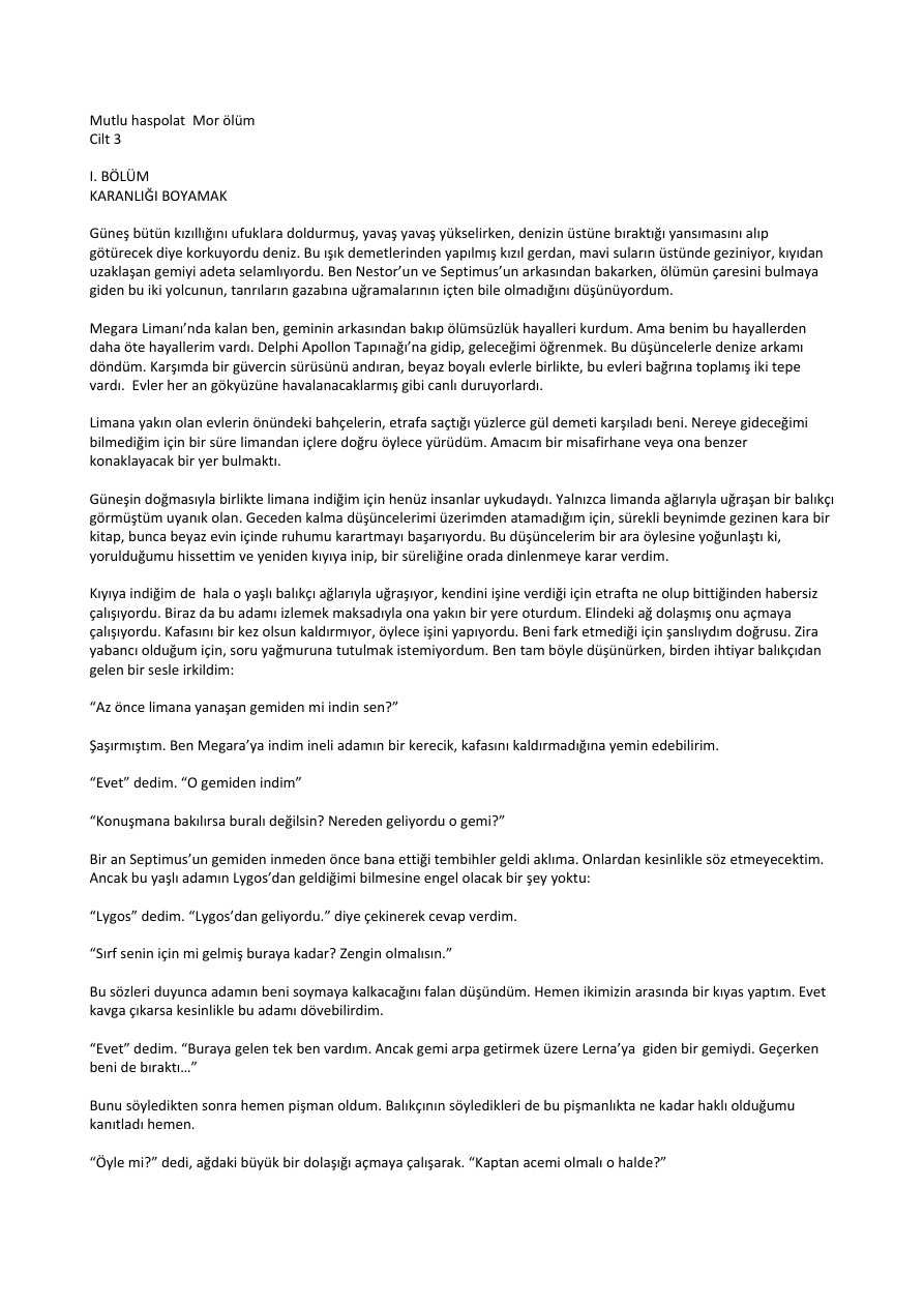 Mor Olum 3 PDF – Mutlu Haspolat