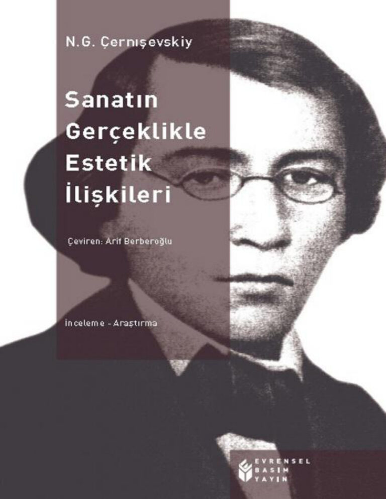 N.G. Çernişevskiy Sanatın Gerçeklikle Estetik İlişkileri Kitap Kapağı