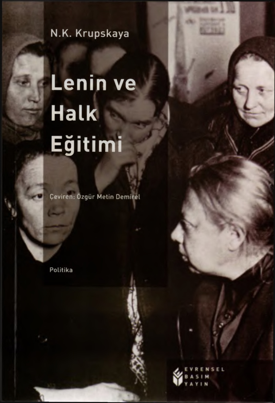Lenin ve Halk Eğitimi PDF – Nadejda Krupskaya