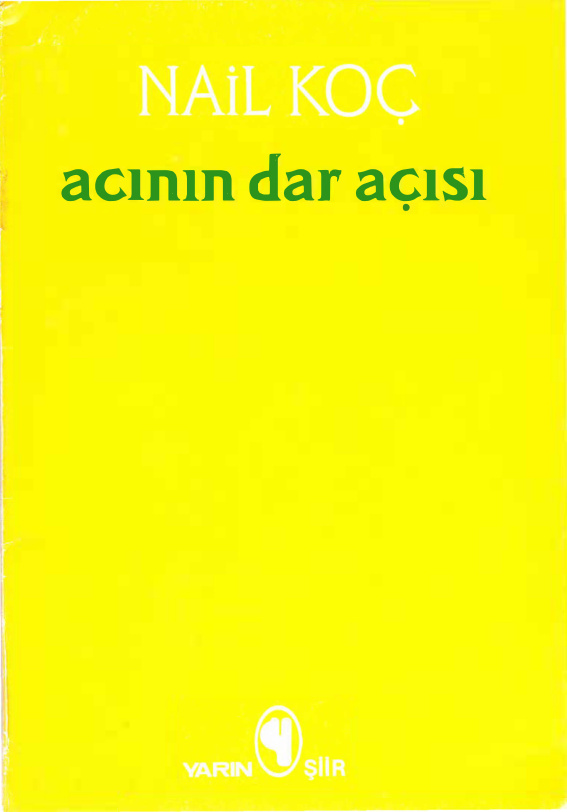Acının Dar Açısı PDF – Nail Koç