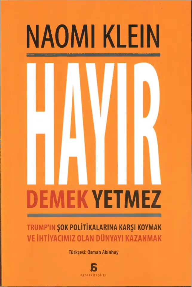 Hayır Demek Yetmez PDF – Naomi Klein