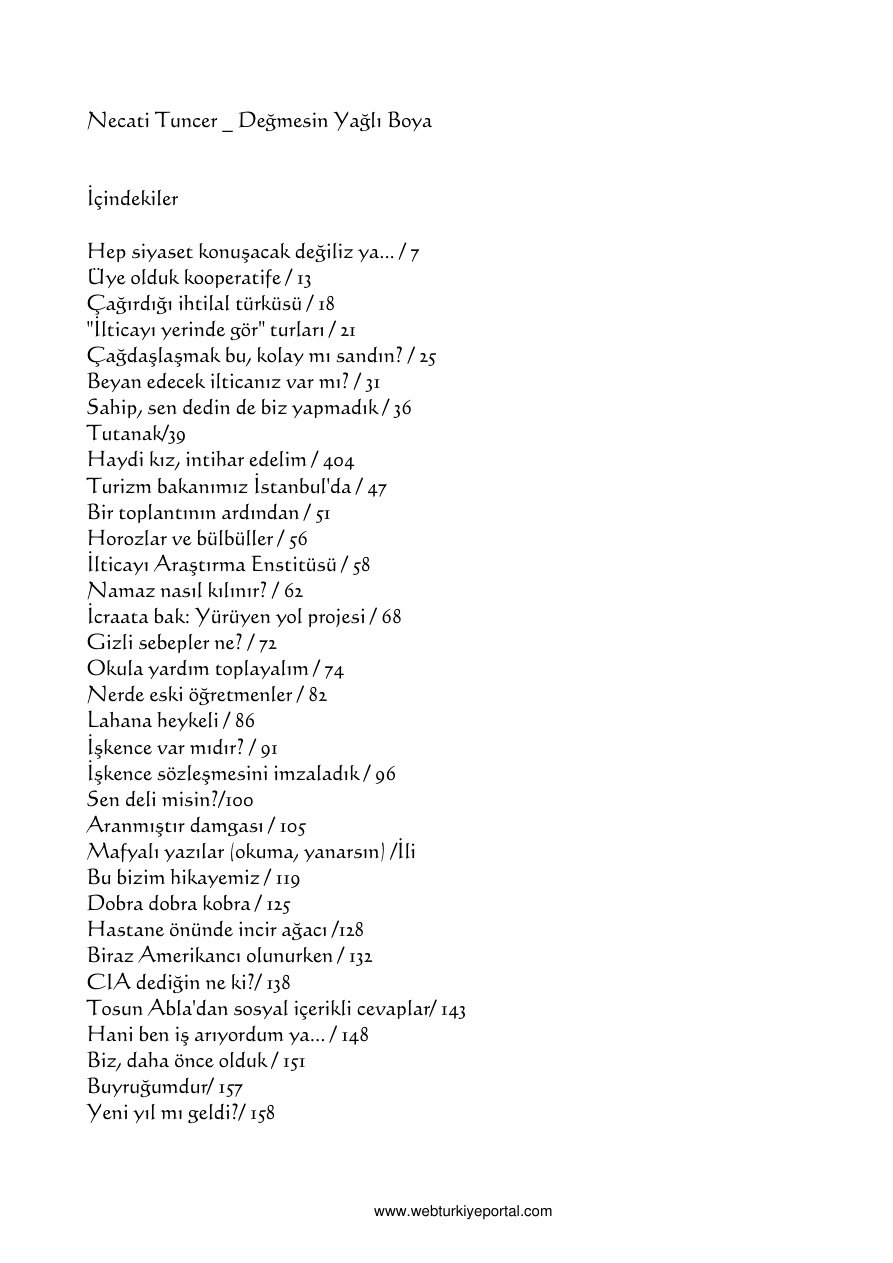 Değmesin Yağlı Boya PDF – Necati Tuncer