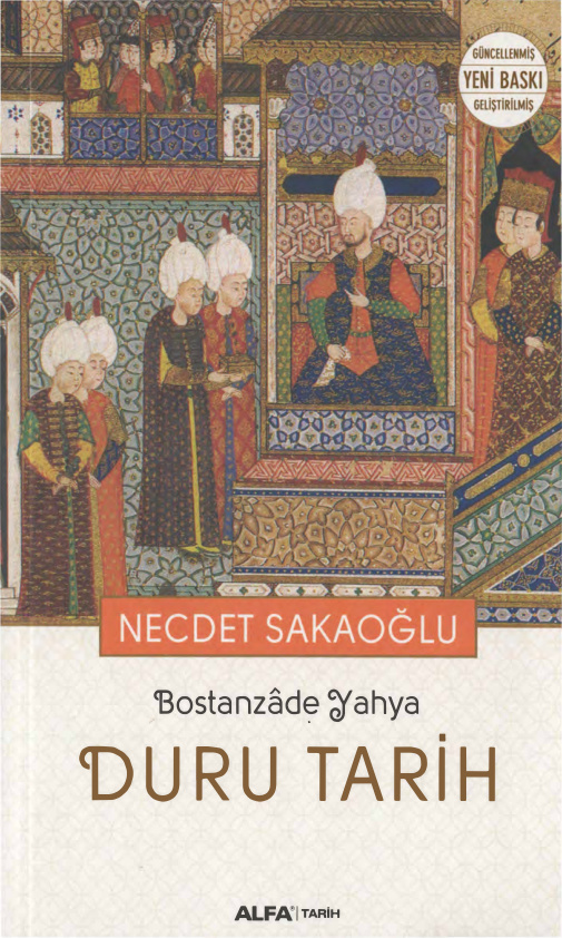 Bostanzade Yahya Duru Tarih PDF – Necdet Sakaoğlu