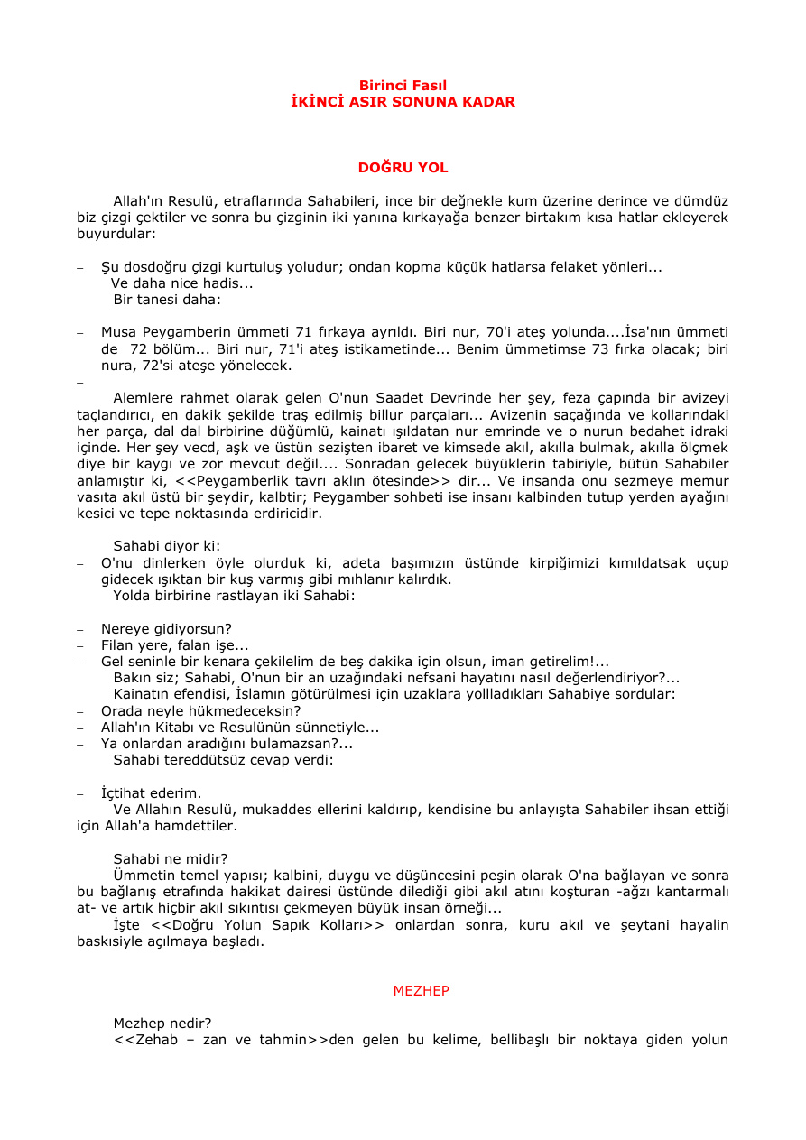 Dogru Yolun Sapik Kollari PDF – Necip Fazıl Kısakürek