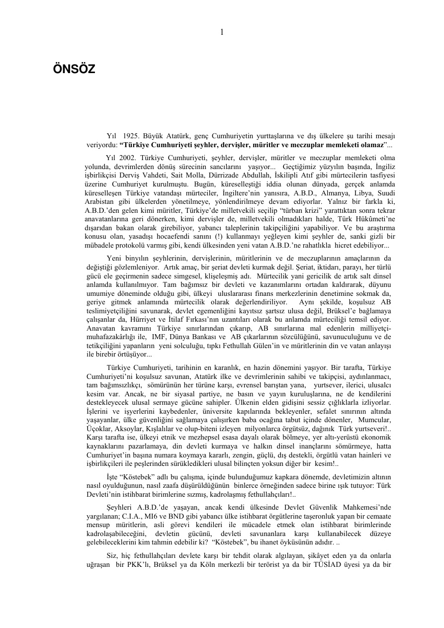 Köstebek PDF – Necip Hablemitoğlu