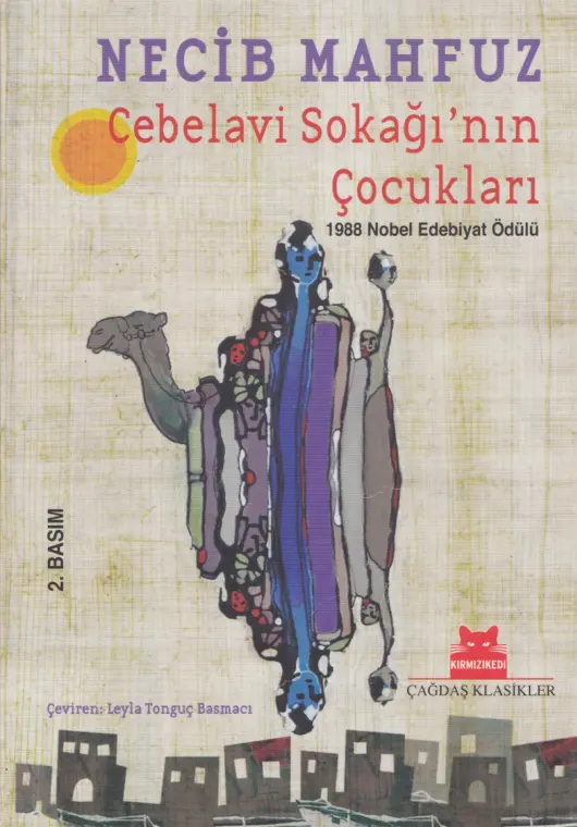 Necip Mahfuz Cebelavi Sokağının Çocukları Kırmızı Kedi Yayınları Kitap Kapağı