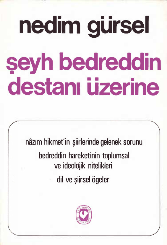 Şeyh Bedreddin Destanı Üzerine PDF – Nedim Gürsel