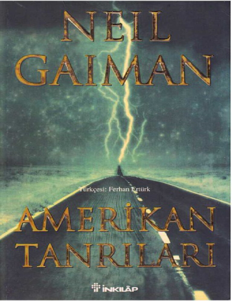 Neil Gaiman Amerikan Tanrıları Kitap Kapağı