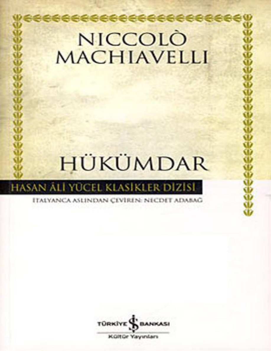 Hükümdar PDF – Niccolò Machiavelli