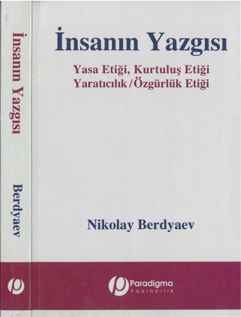 İnsanın Yazgısı PDF – Nikolay Berdyaev