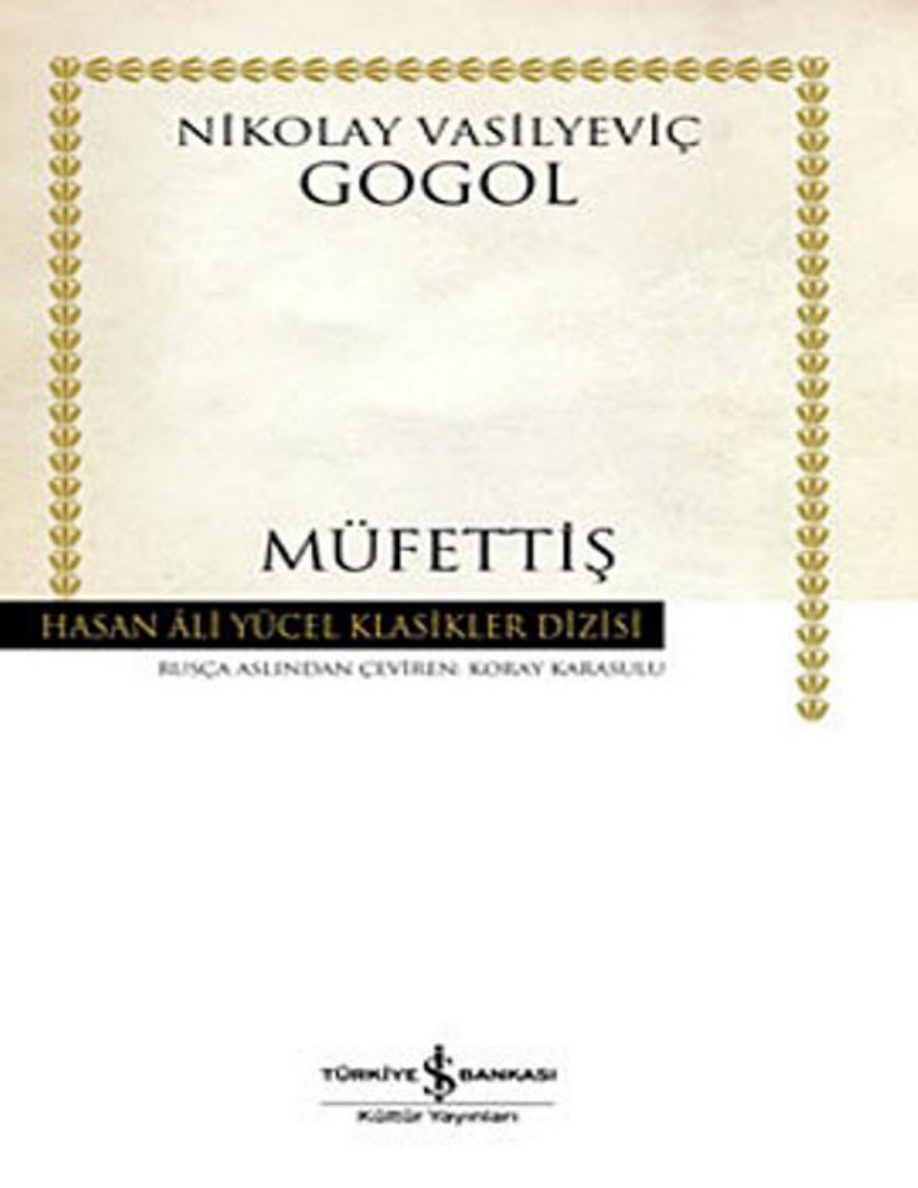 Müfettiş PDF – Nikolay Vasilyeviç Gogol