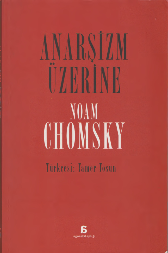 Anarşizm Üzerine PDF – Noam Chomsky