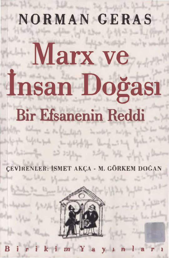 Marks ve İnsan Doğası PDF – Norman Geras