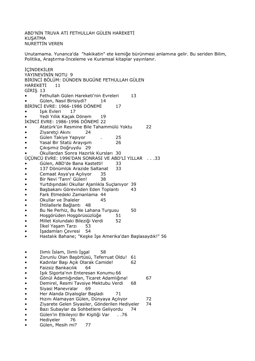 Fetullah Gulen PDF – Nurettin Veren