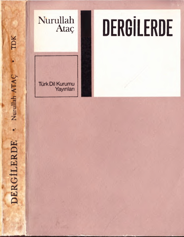 Dergilerde PDF – Nurullah Ataç