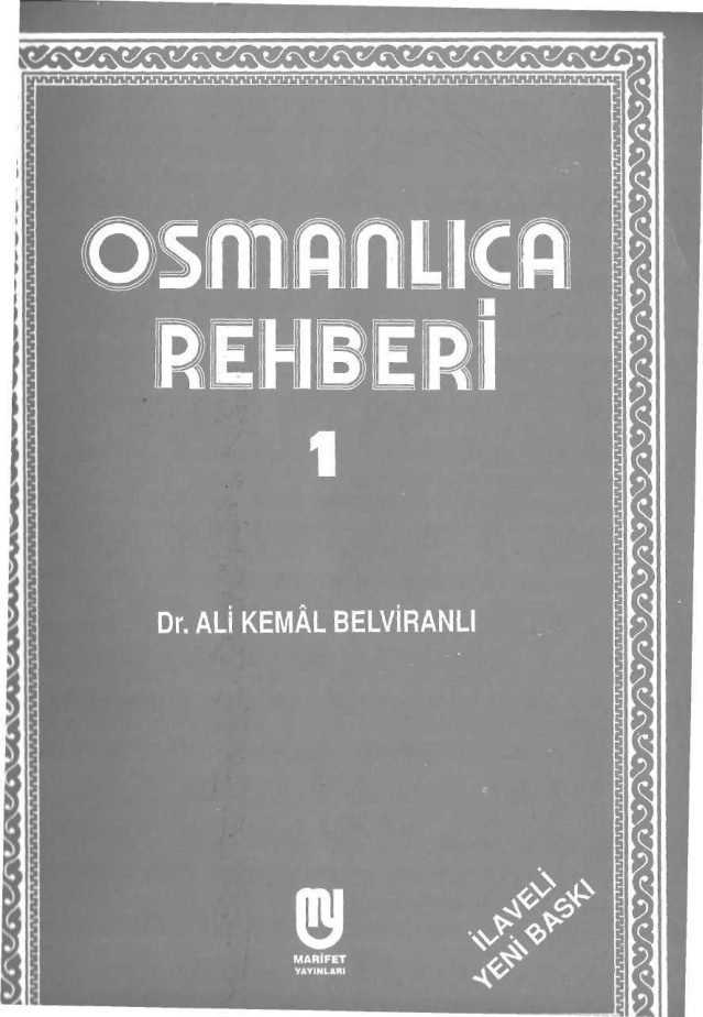 OSMANLICA REHBERİ PDF – Ali Kemal Belviranlı
