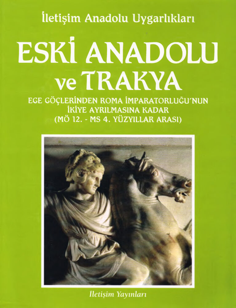 Oğuz Tekin Eski Anadolu ve Trakya İletişim Yayınları Kitap Kapağı