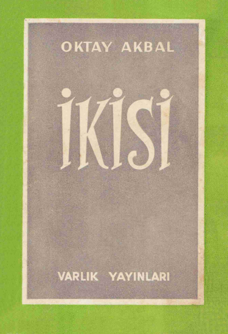 Oktay Akbal İkisi Varlık Yayınları Kitap Kapağı