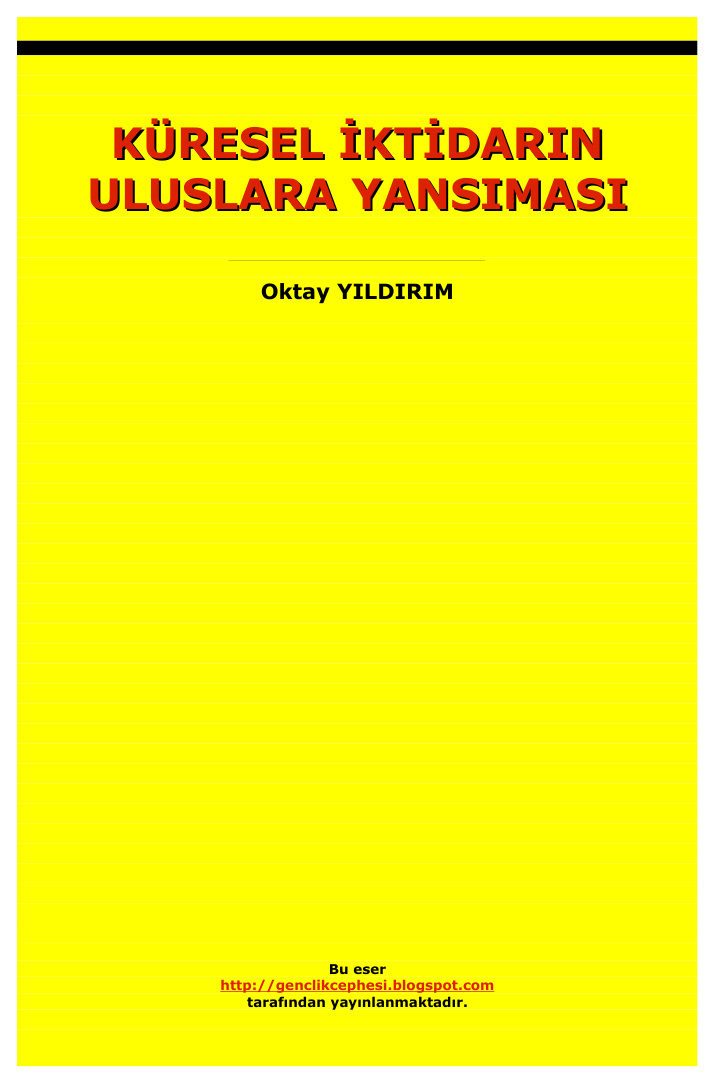 Kuresel Iktidarin Uluslara Yansimasi PDF – Oktay Yıldırım