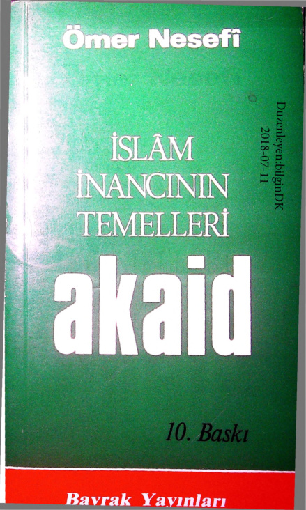 Islam Inancinin Temmelleri Akaid PDF – Ömer Nesefi