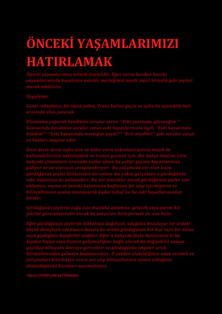 Onceki yasamlarimizi hatirlamak Deniz Kitap Kapağı