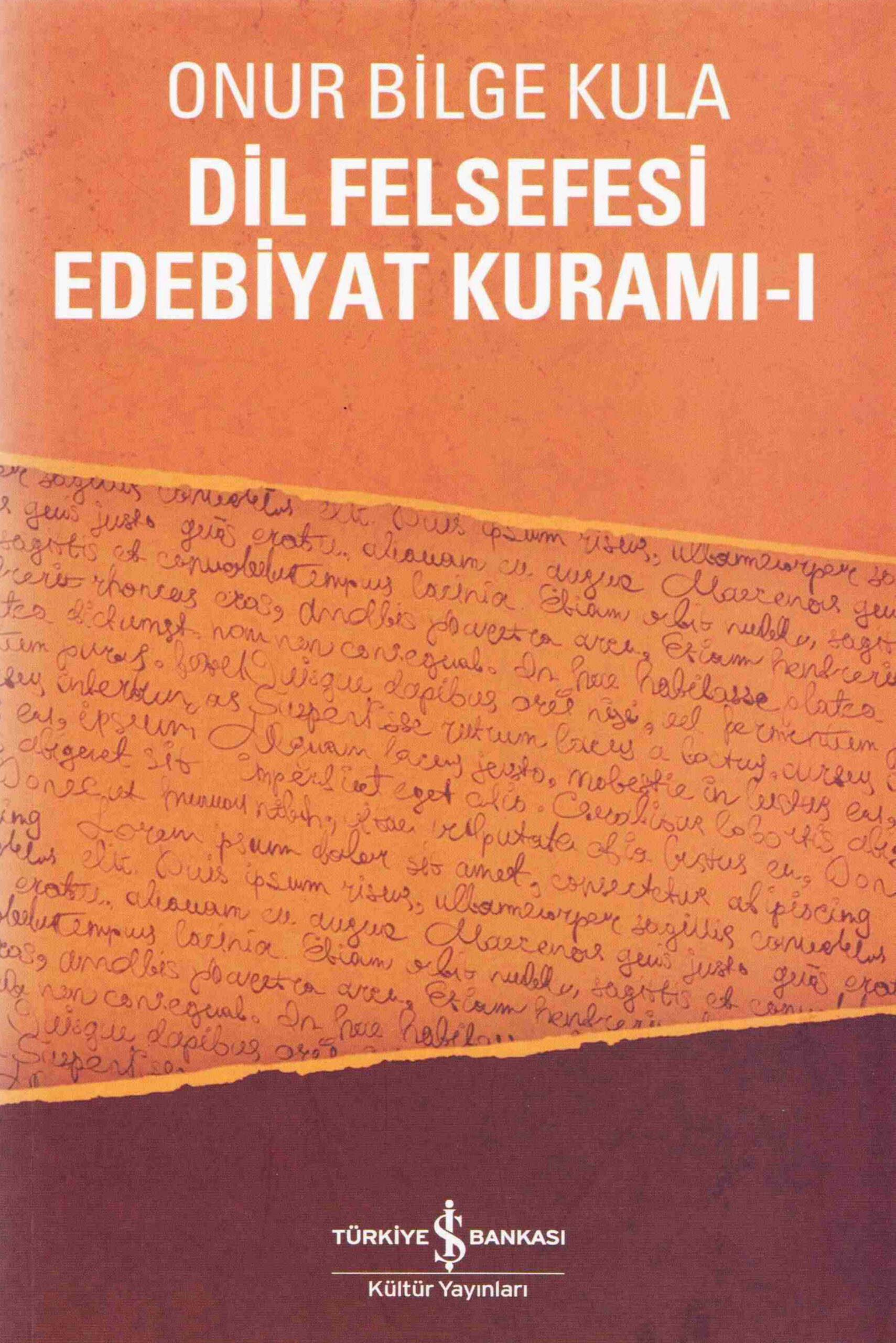Onur Bilge Kula Dil Felsefesi Edebiyat Kuramı 1 PDF – Onur Bilge Kula