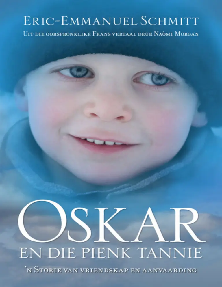 Oskar en die pienk tannie Eric Emmanuel schmitt Kitap Kapağı