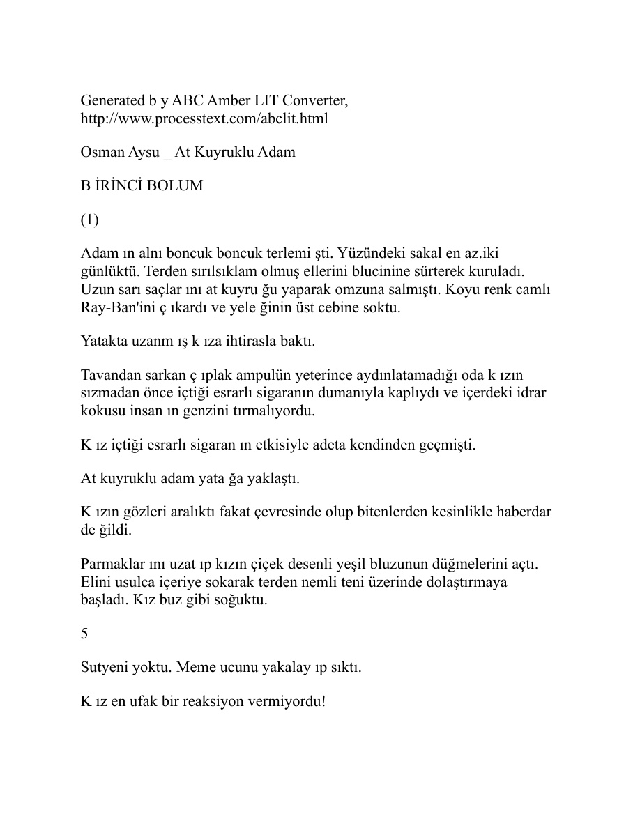 At Kuyruklu Adam PDF – Osman Aysu