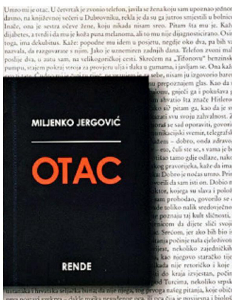Otac Croatian Edition Miljenko Jergovic Kitap Kapağı