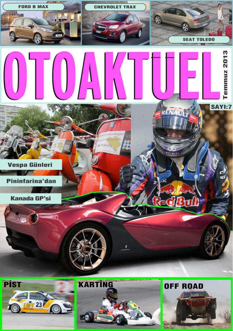 Oto Aktuel Temmuz 2013 Kitap Kapağı