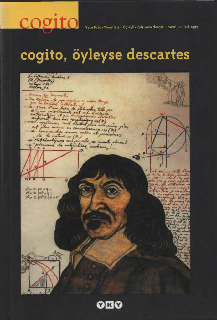 Öyleyse Descartes – Cogito Sayı 10 PDF – Kolektif / Cogito