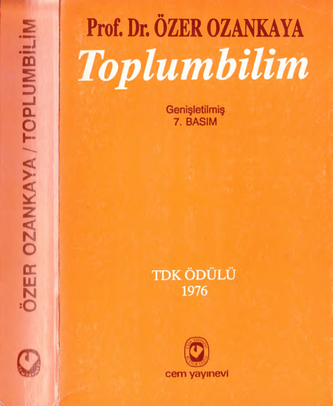 Toplumbilim PDF – Özer Ozankaya