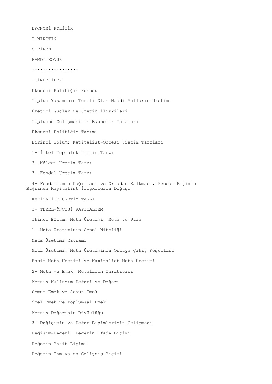 Ekonomi Politik PDF – P. Nikitin