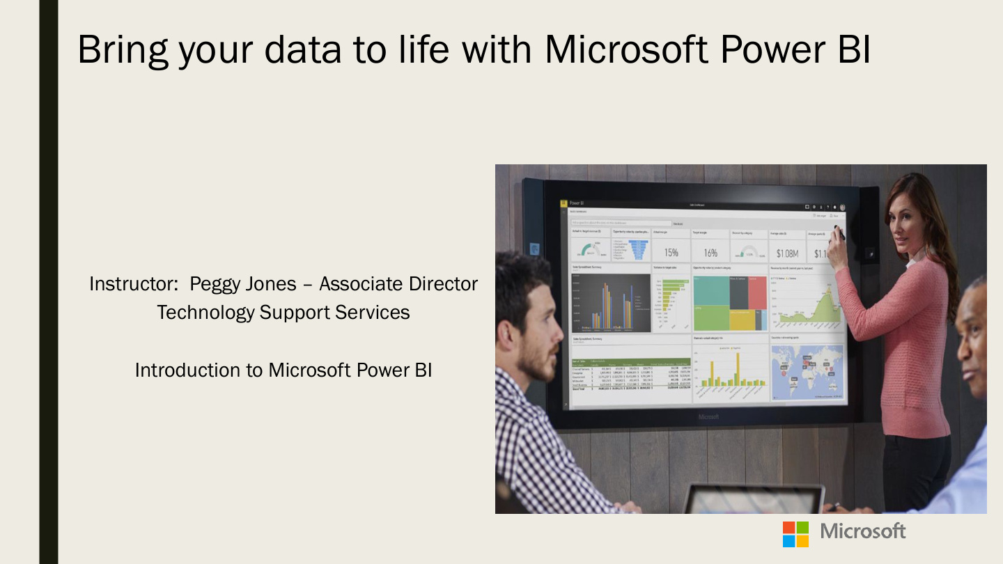 Power BI Slides Short Course PDF – Unknown