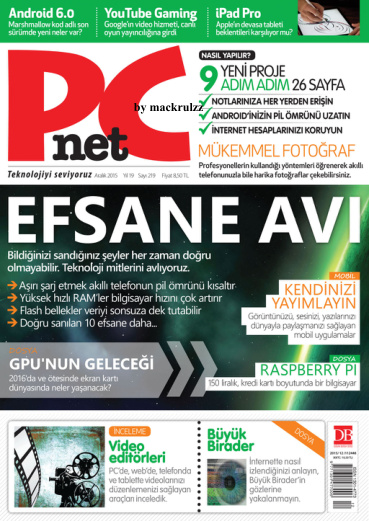 PC Net – Aralik 2015 PDF – Kolektif