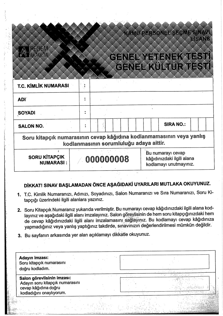 PEGEM 8 GKGY kpss PDF – Kolektif / Pegem