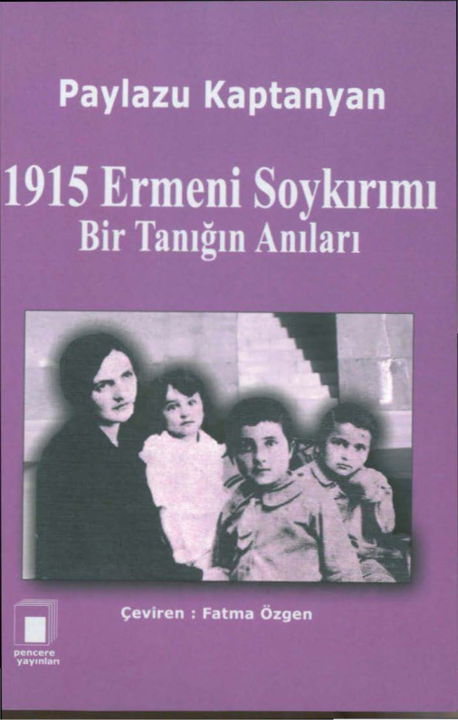 1915 Ermeni Soykırımı PDF – Palyazu Kaptanyan