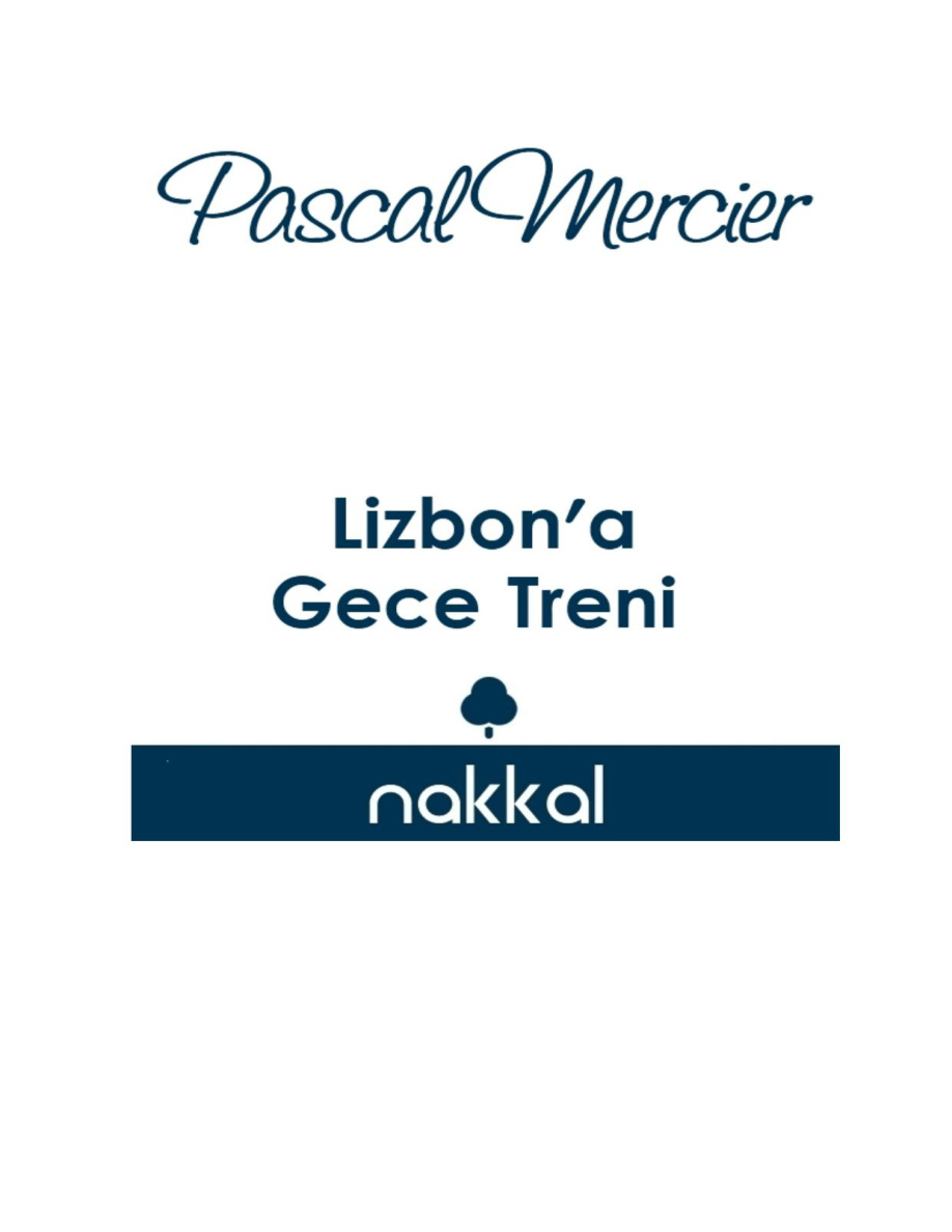 Lizbon’a Gece Treni PDF – Pascal Mercier
