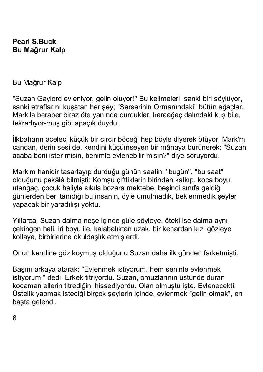 Bu Magrur Kalp PDF – Pearl S. Buck
