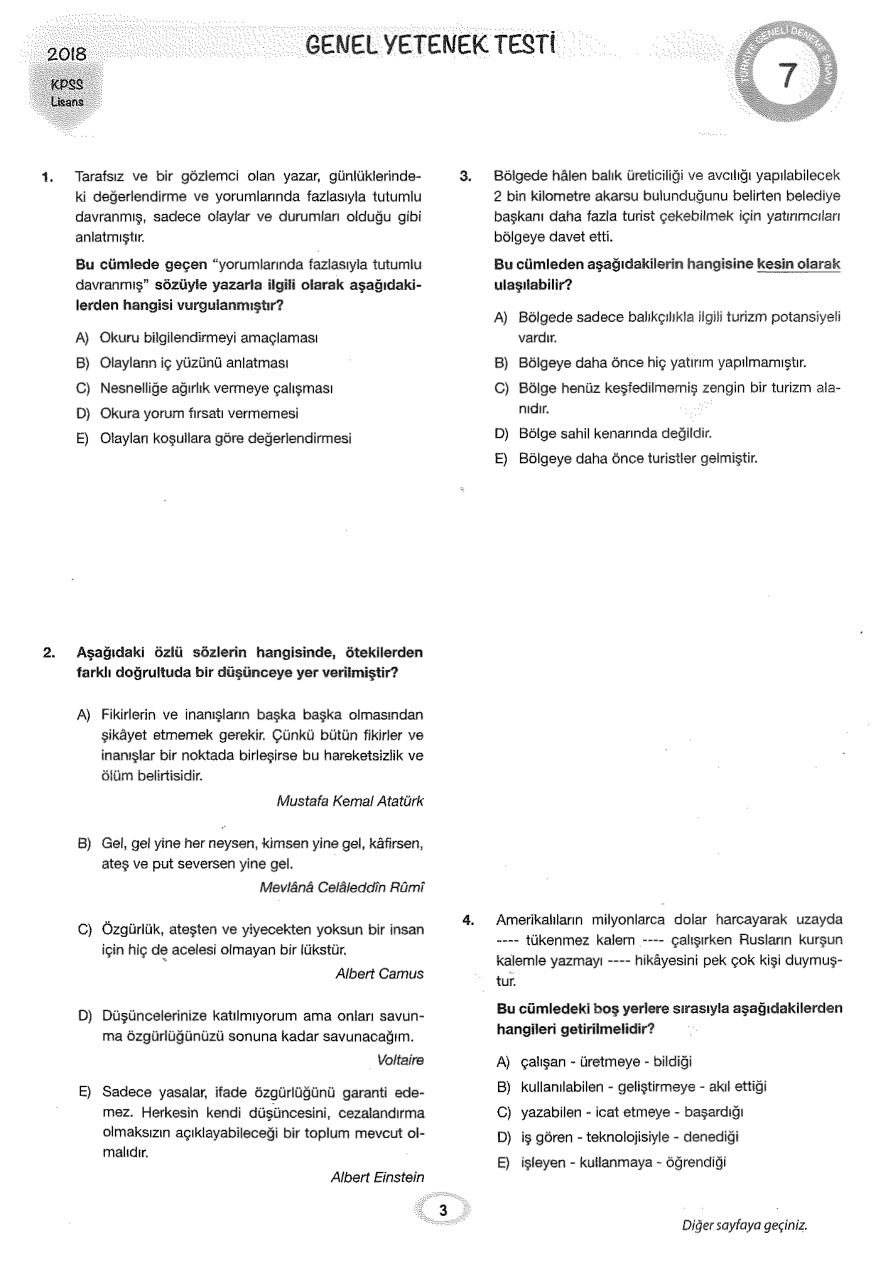 Pegem 2018 Tg7 GyGk PDF – Kolektif / Pegem