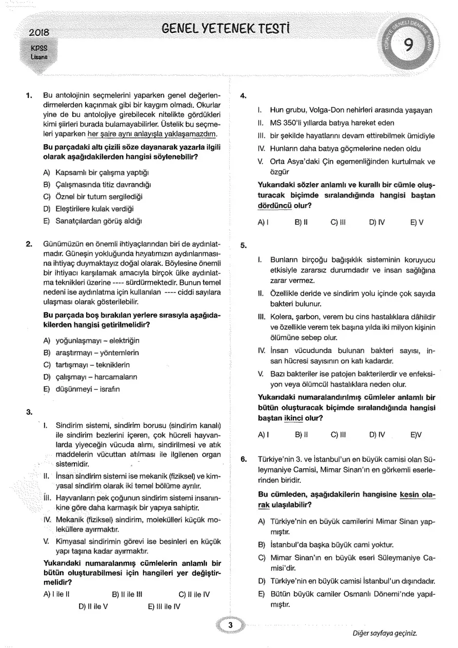 Pegem 2018 Tg9 GyGk PDF – Kolektif / Pegem