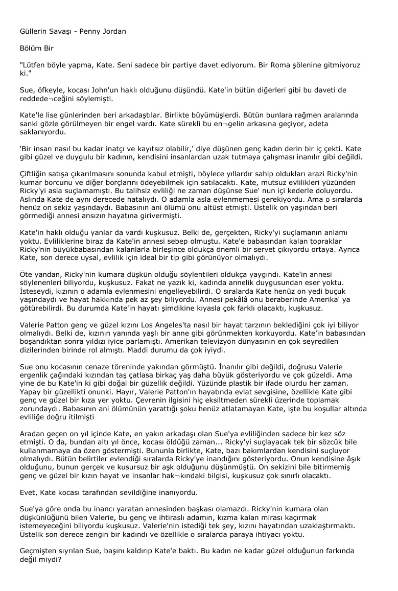 Gullerin Savasi PDF – Penny Jordan