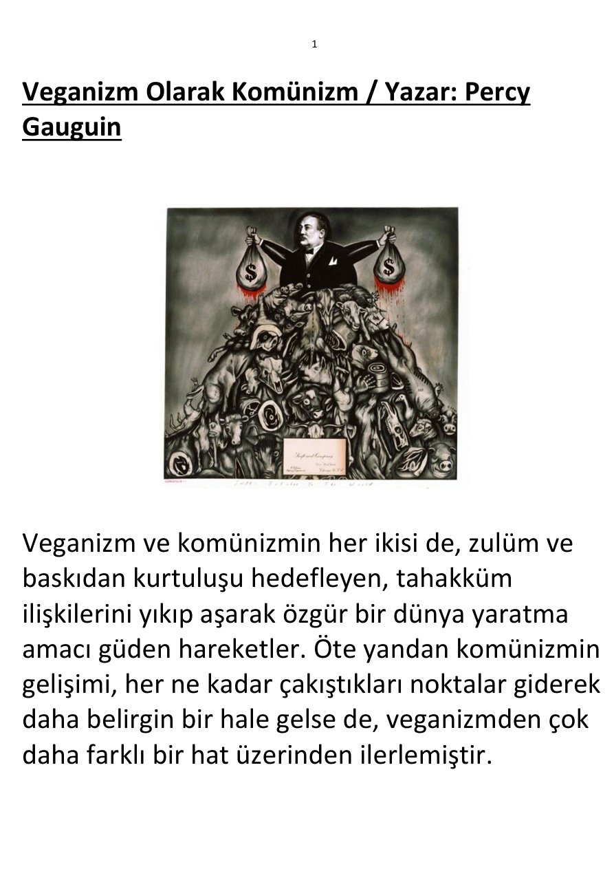 Veganizm Olarak Komünizm PDF - Percy Gauguin 3 Veganizm Olarak Komünizm PDF – Percy Gauguin