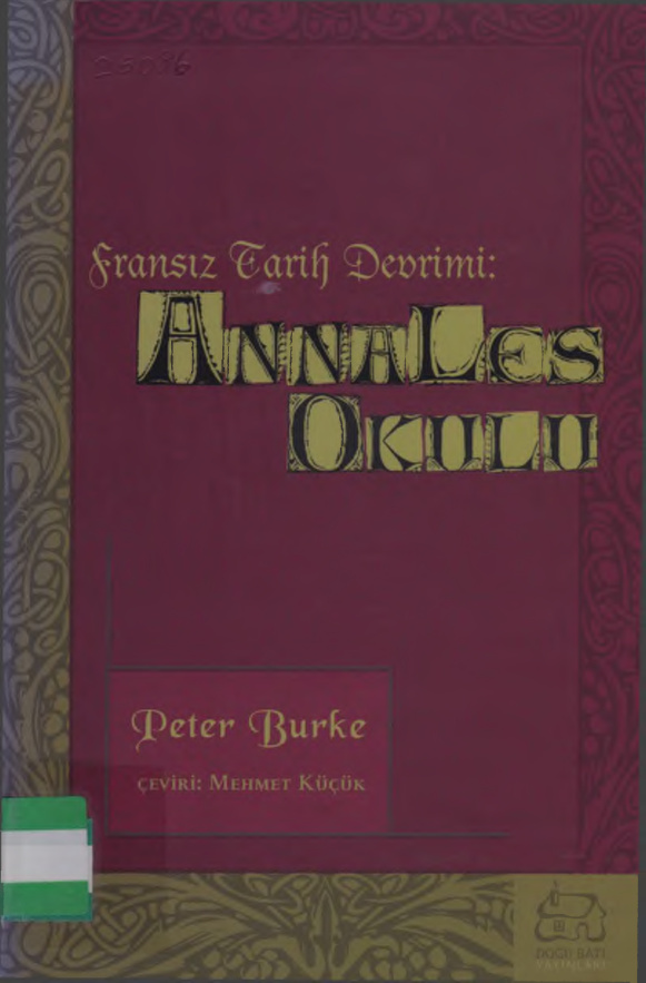 Annales Ekolü PDF – Peter Burke